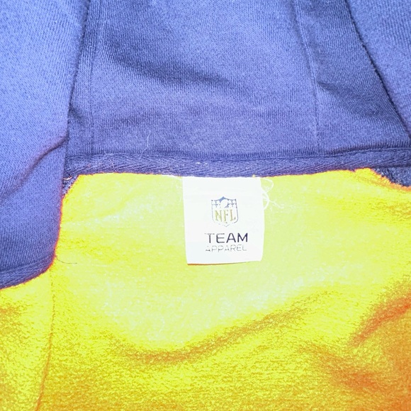 Men’s Denver Broncos zipper front Hoodie Sweatshirt XL - Picture 4 of 6